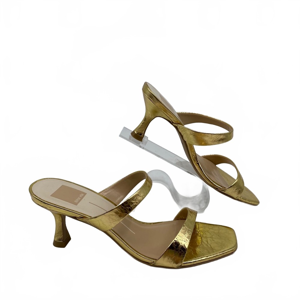 Dolce Vita Gold Strappy Heels | Womens 6.5